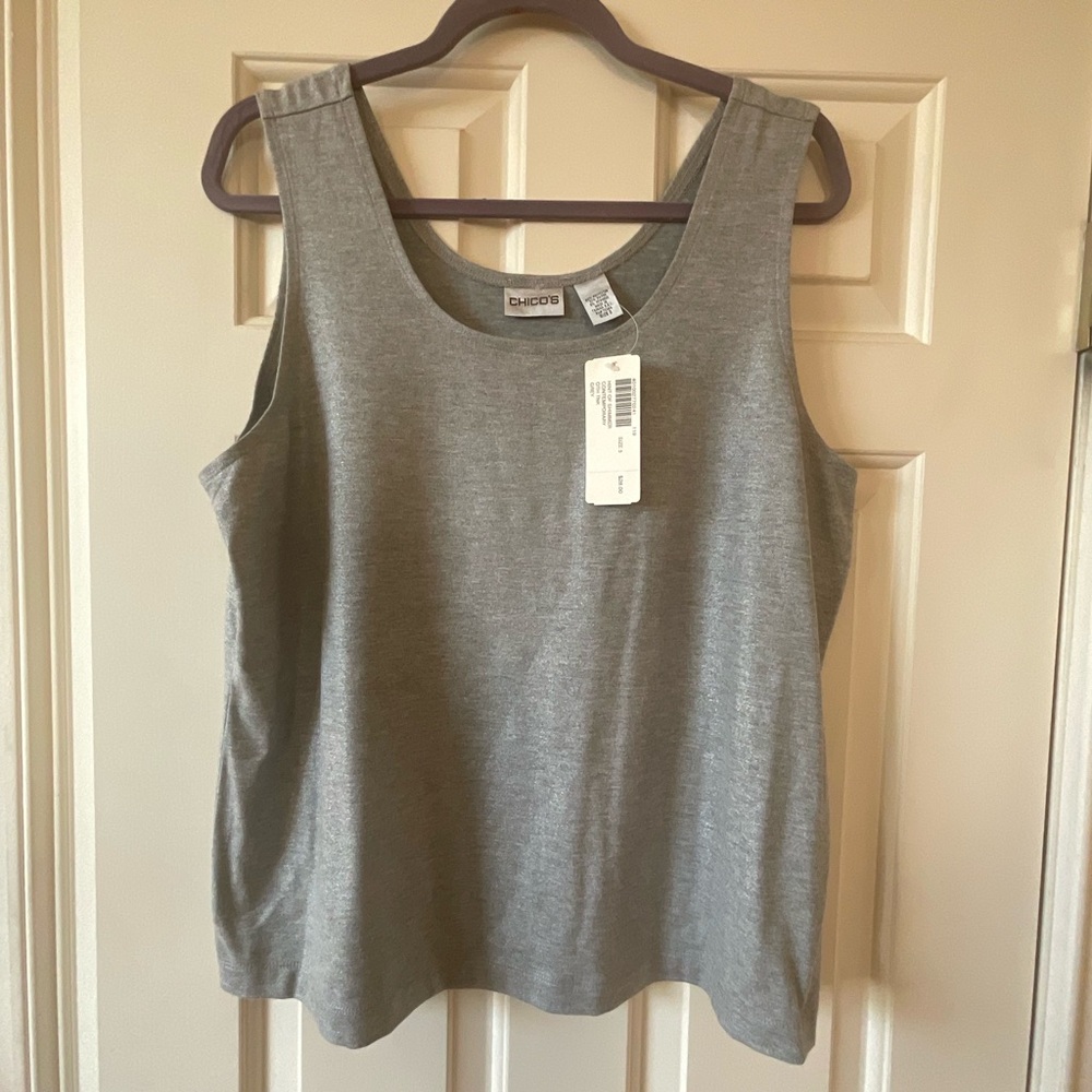 Chico's Classic Gray Tank Top